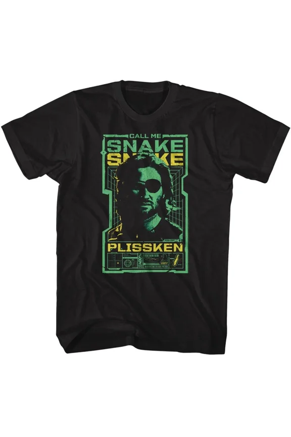 Reprint Rare Escape Call Me Snake Tech Screen Movie Shirt