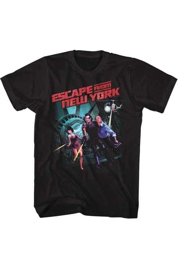 Reprint Rare Escape From New York Running Escape Movie Shirt