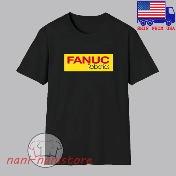 Reprint Rare FANUC Robotics Men's Black Size S-5XL