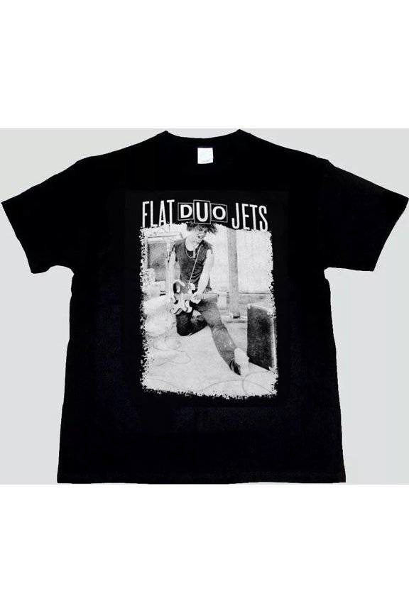 Reprint Rare FLAT DUO JETS rock band t-shirt, gift for fan, unisex t-shirt AE121