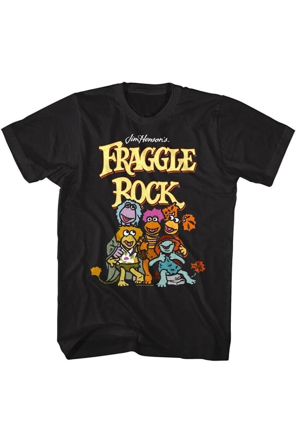 Reprint Rare FRAGGLE ROCK T-Shirt Squad Goals Puppet TV Show Big and Tall Shirts