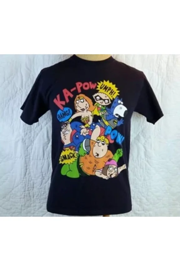 Reprint Rare Family Guy Stewie Brian Peter Lois Shirt Funny Black Unisex S-2345XL