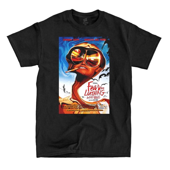 Reprint Rare Fear And Loathing In Las Vegas - Black Shirt - Ships Fast! High Quality! Active