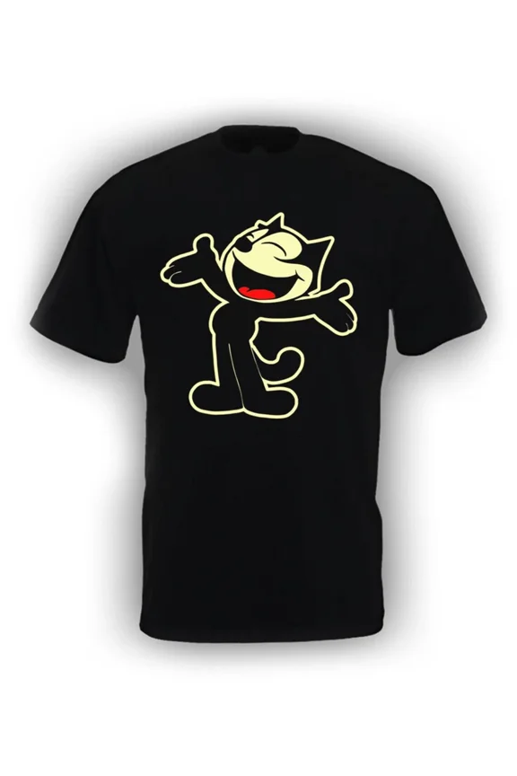Reprint Rare Felix The Cat Short Sleeve T-shirt