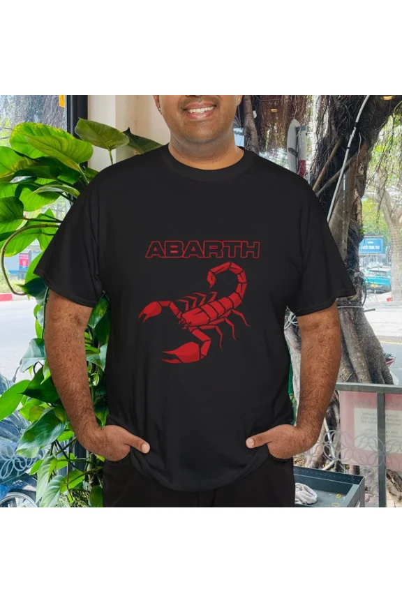 Reprint Rare Fiat Abarth Racing Mens T-shirt American