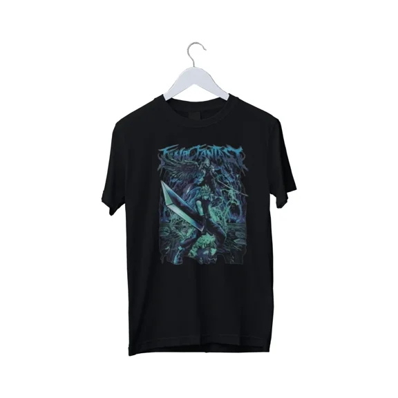 Reprint Rare Final Fantasy Fan Art Graphic Print Mens Unisex T-Shirt S M L XL 2 3 4 XL