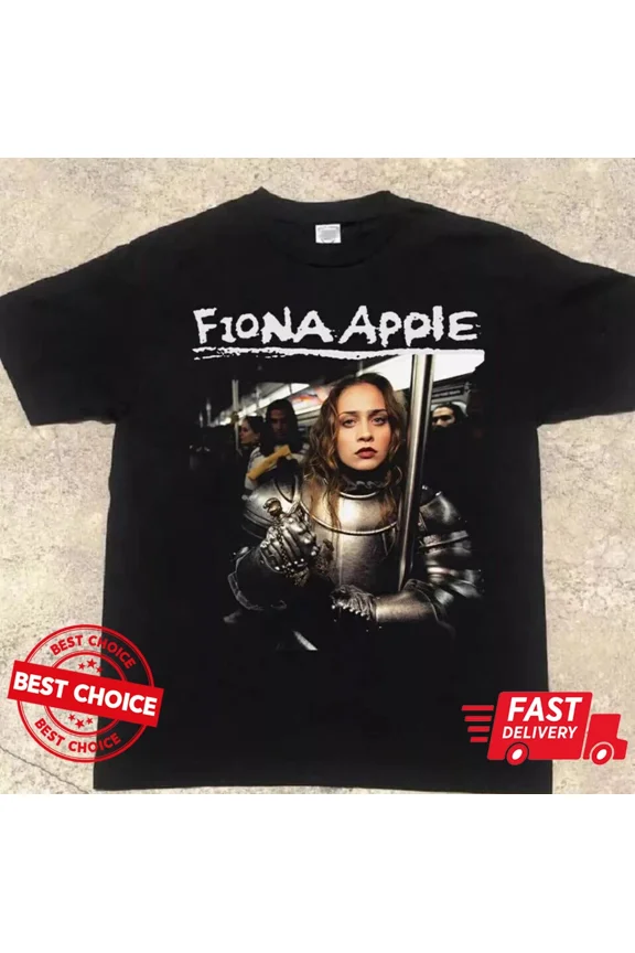 Reprint Rare Fiona Apple In Armor Suit Rock Unisex T-Shirt S-3XL