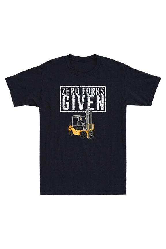 Reprint Rare Forklift Driver Art Funny Forklift Operator Saying Gift Vintage Men's T-Shirt