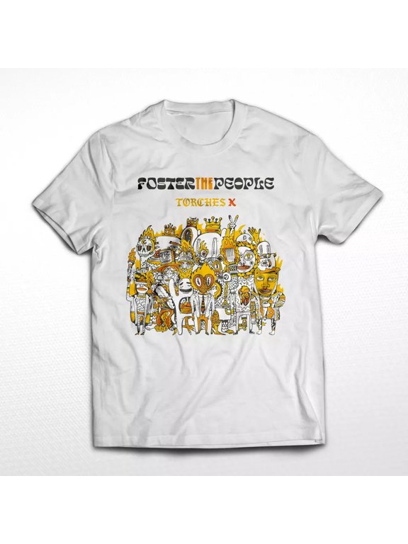 Reprint Rare Foster the People Torches Shirt Tee Short Sleeve Unisex Adult Size S to 5XL