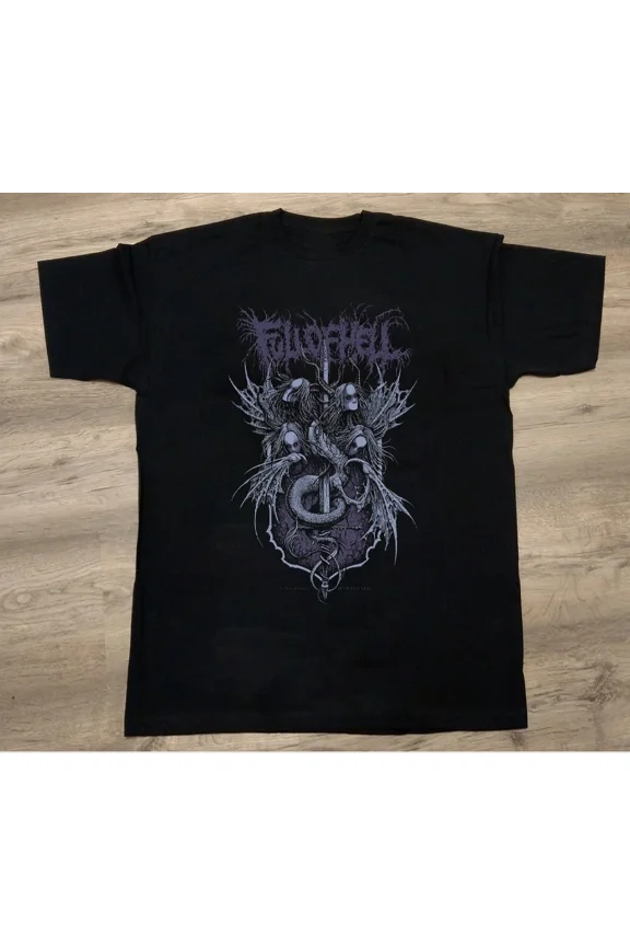 Reprint Rare Full of Hell Black Cotton Shirt Halloween All size S-5XL OM638