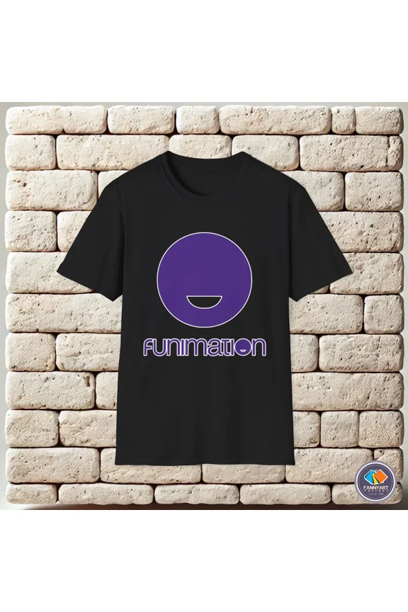 Reprint Rare Funimation Circle Logo Unisex T-Shirt