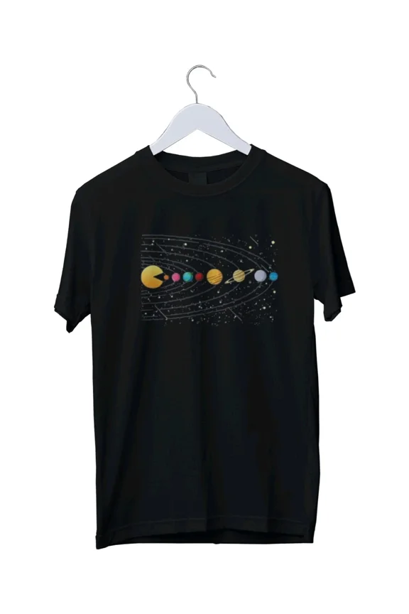 Reprint Rare Funny Solar System Graphic Print Mens Unisex T-Shirt S M L XL 2 3 4 XL