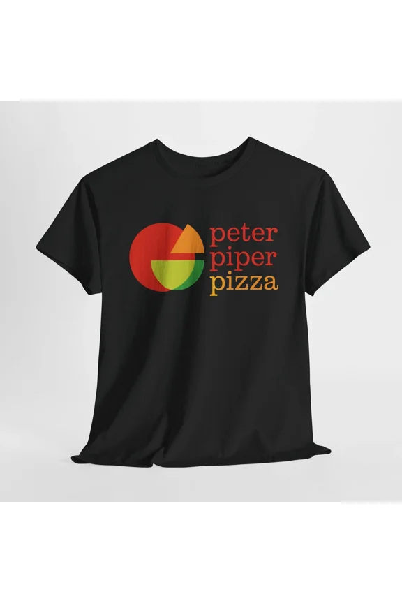 Reprint Rare Funny new Peter Piper Pizza Logo Active T-Shirt Funny Size S to 5XL