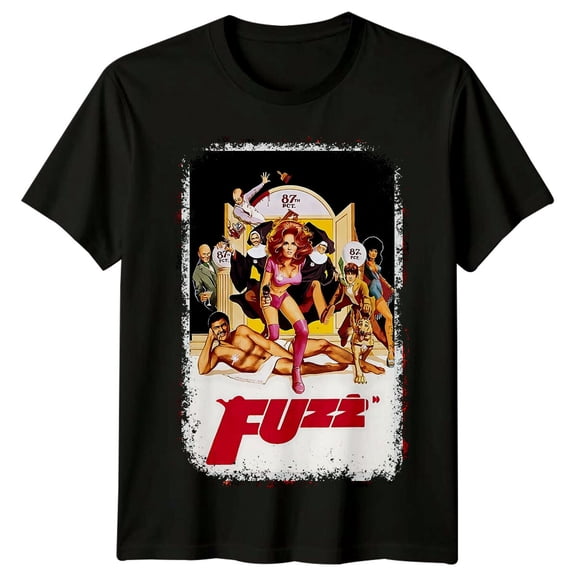 Reprint Rare Fuzz (1972) Movie Poster Inspired T-Shirt Retro Classic Film Graphic Tee Unisex