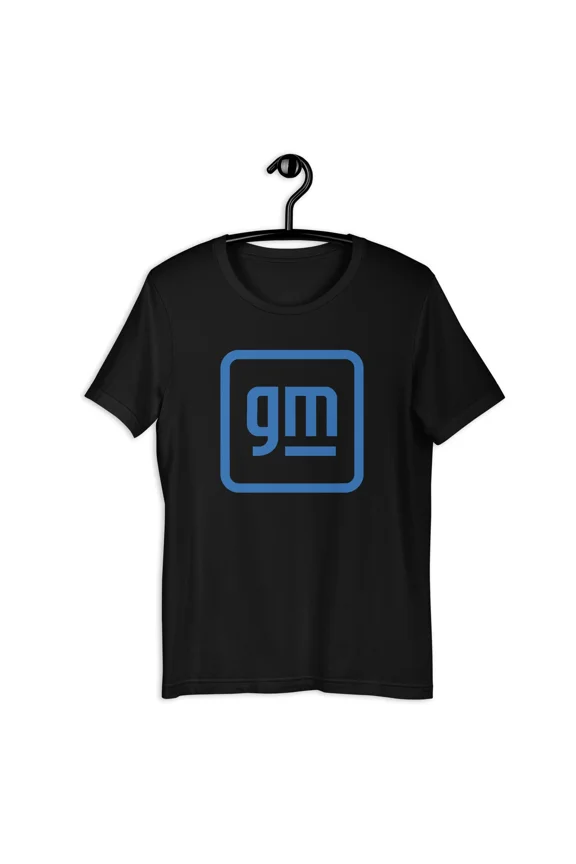 Reprint Rare GM GENERAL MOTORS LOGO T-SHIRT UNISEX FUNNY AMERICAN Tee S-5XL