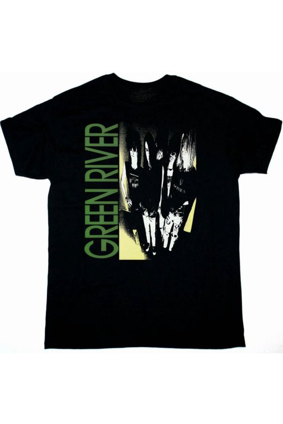 Reprint Rare GREEN RIVER Band Heavy Cotton Black S-5XL Unisex Shirt
