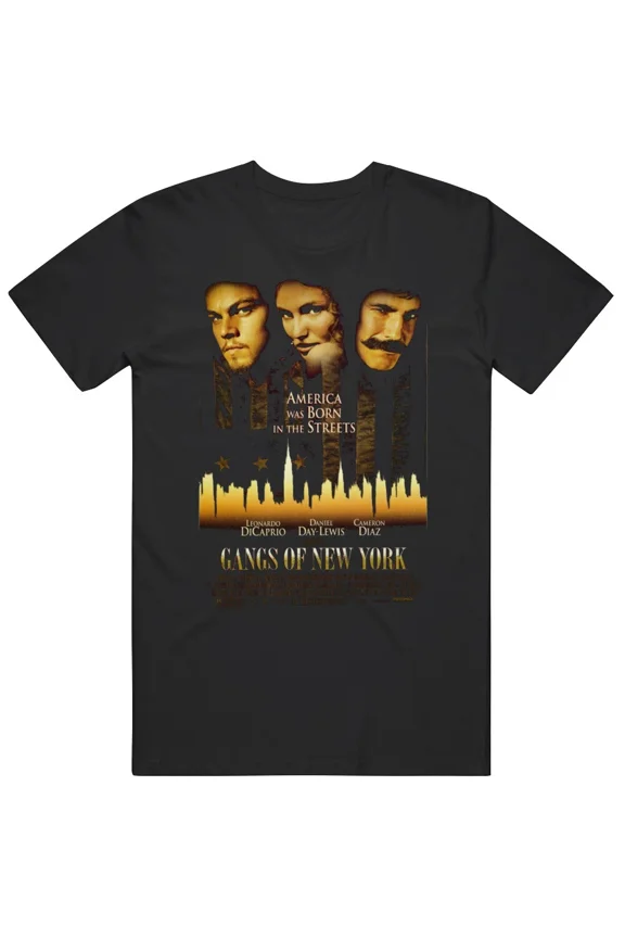 Reprint Rare Gangs Of New York Movie V2 T Shirt