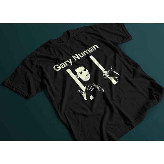 Reprint Rare Gary Numan T-shirt New Wave Dark Wave Post Punk Unisex t-shirt, Men t-shirt, Wom