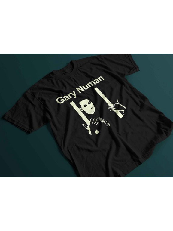 Reprint Rare Gary Numan T-shirt New Wave Dark Wave Post Punk Unisex t-shirt, Men t-shirt, Wom