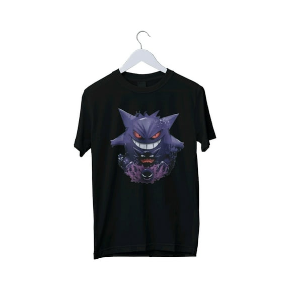 Reprint Rare Gengar Dark Pulse Vintage Tee Graphic T-Shirt Mens Unisex S M L XL 2 3 4 XL