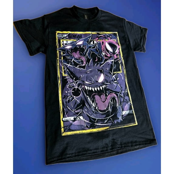Reprint Rare Gengar Evolution T-shirt