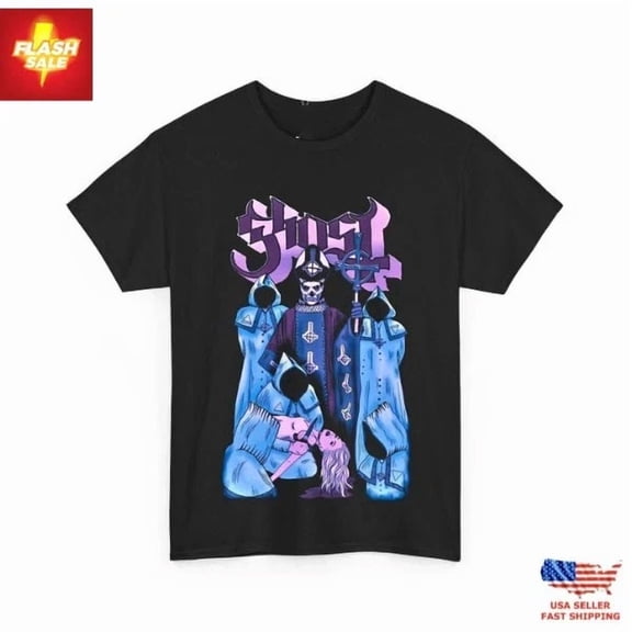 Reprint Rare Ghost Band World Tour 2025 Skeletour Dates Concert Merch T-Shirt Limited Edition