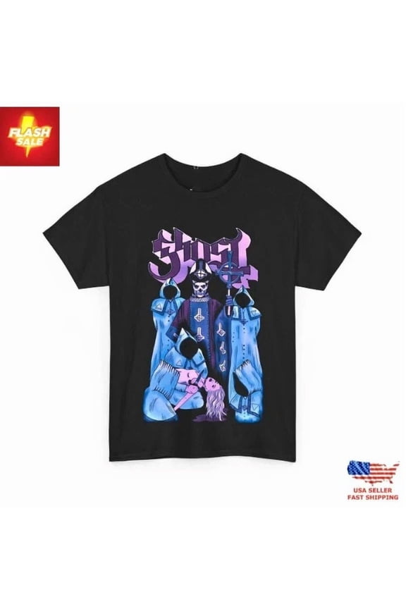 Reprint Rare Ghost Band World Tour 2025 Skeletour Dates Concert Merch T-Shirt Limited Edition