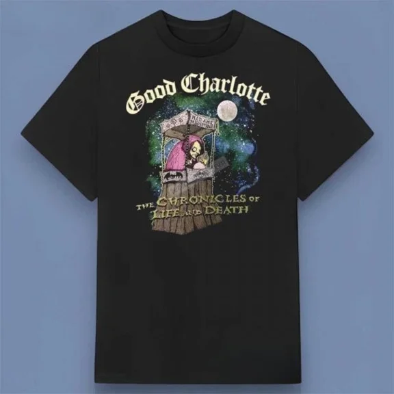 Reprint Rare Good Charlotte The Chronicles of Life And Death Shirt