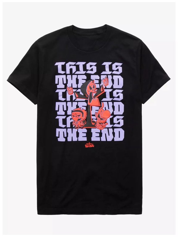 Reprint Rare Grim Adventures of Billy Mandy This is The End T-shirt Unisex Tee S-5Xl YI372