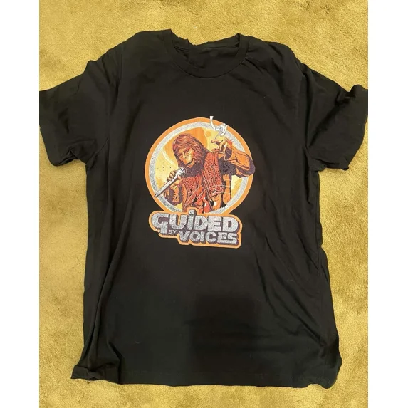 Reprint Rare Guided by Voices shirt Black Gift For Fan Cotton T Shirt Size S-5XL BO2179
