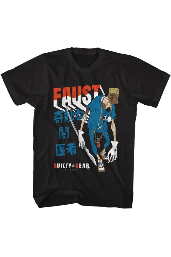 Reprint Rare Guilty Gear Faust Gaming Shirt