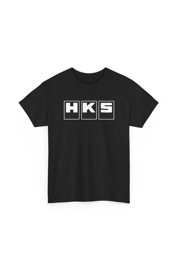 Reprint Rare HKS Unisex Graphic Black Tshirt Cotton Tee Sizes S-3XL Performance Tuning Fans