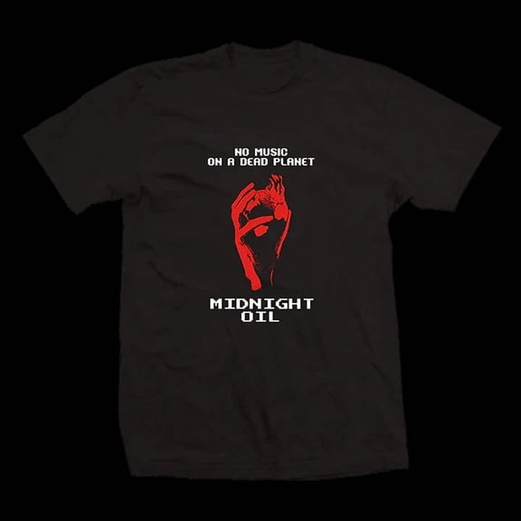 Reprint Rare HOT NEW Midnight Oil band black T-shirt Unisex All sizes S to 45Xl 1U493