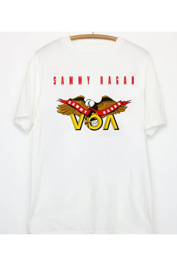 Reprint Rare HOT NEW Sammy Hagar white T-shirt Unisex All sizes S-5Xl 2F176