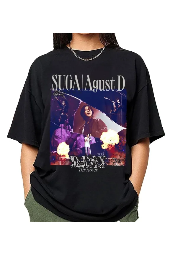 Reprint Rare Hageum The Movie Shirt, Agust D D Day Tour, Suga D Day Album Shirt