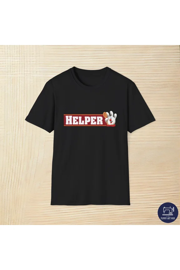 Reprint Rare Hamburger Helper Logo Unisex T-Shirt