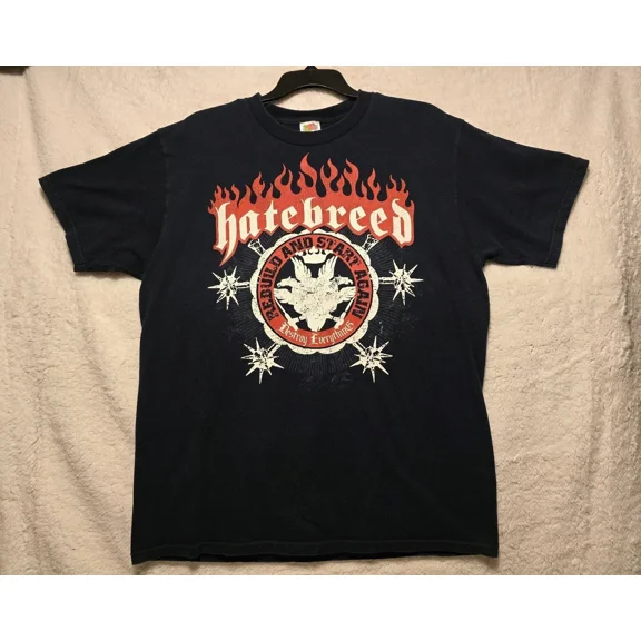 Reprint Rare Hatebreed Destroy Everything Band Black Unisex ALl size shirt D942