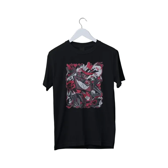 Reprint Rare Hazbins Hotels Vox Graphic Print Mens Unisex T-Shirt S M L XL 2 3 4 XL