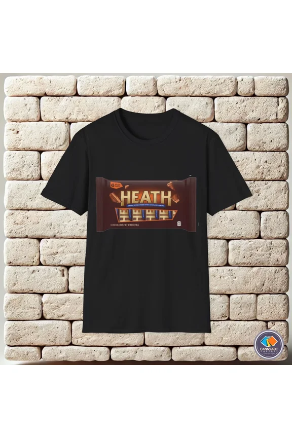 Reprint Rare Heath Bar Logo Unisex T-Shirt