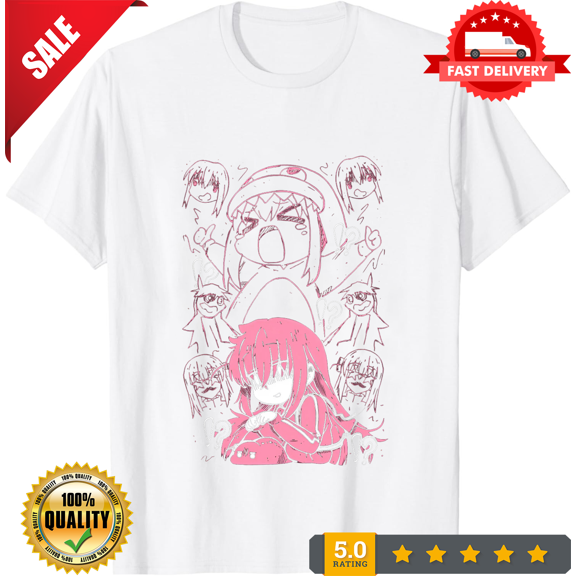 Reprint Rare Hitori Gotou Bocchi the Rock T-shirt Kawaii Funny Yamada,Nijika Ijichi Shirt, ULTRA LIMITED-TH75359