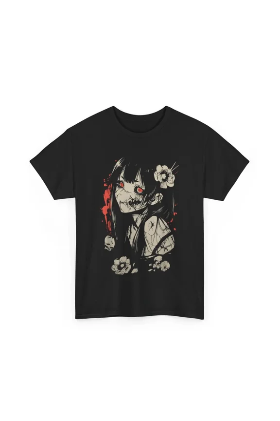 Reprint Rare Horror Anime Manga Japan Japanese Creepy Kawaii Goth T-Shirt