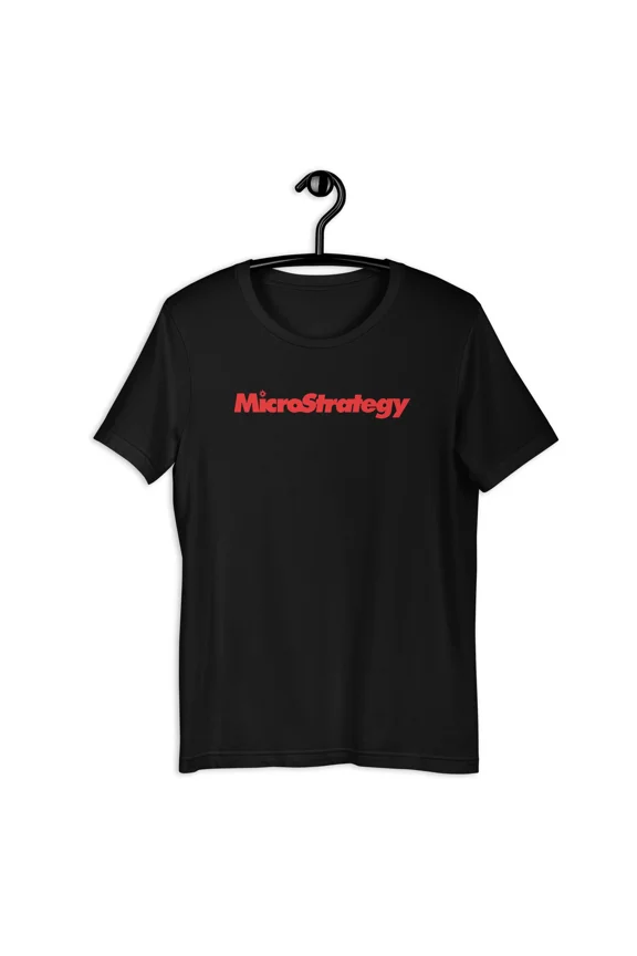 Reprint Rare Hot Microstrategy-Inspired Software Logo T-Shirt - Funny USA S-5XL