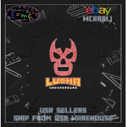 Reprint Rare Hot New American Mens Tees T-Shirt Lucha Underground Mens T-Shirt