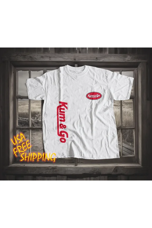 Reprint Rare Hot Shirt Kum and Go Logo Funny T-shirt Made In America S to 5XL