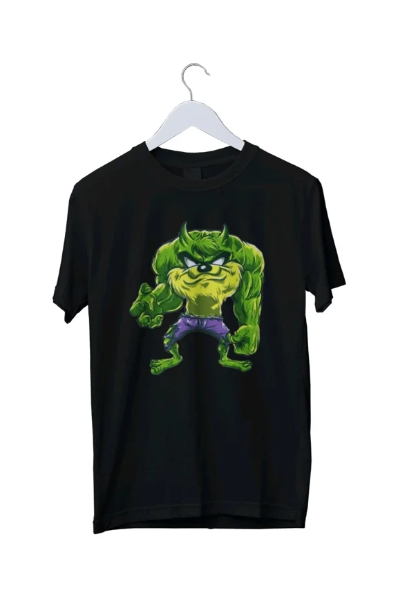 Reprint Rare Hulk Taz Always Angry Graphic T-Shirt Mens Unisex S M L XL 2 3 4 XL