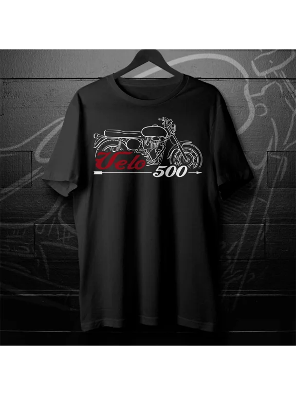 Reprint Rare Indian Velocette 1969 Motorcycle T-Shirt for Bikers