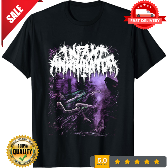 Reprint Rare Infant Annihilator Band Music Lover Cotton Black All Size S to 5XL T-Shirt, NEW INSTOCK-TH78220