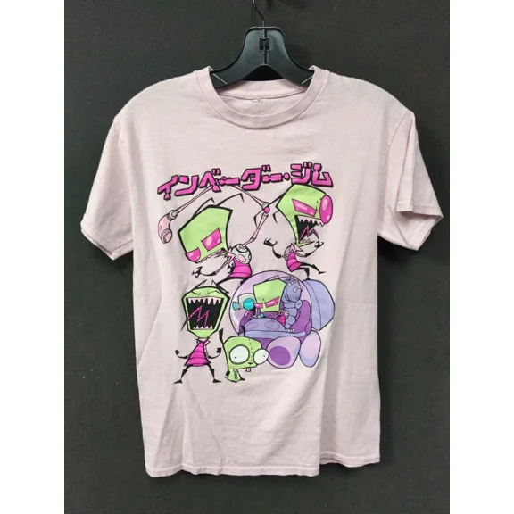 Reprint Rare Invader Zim Pink T-shirt Short Sleeve unisex S-4XL ZL1498