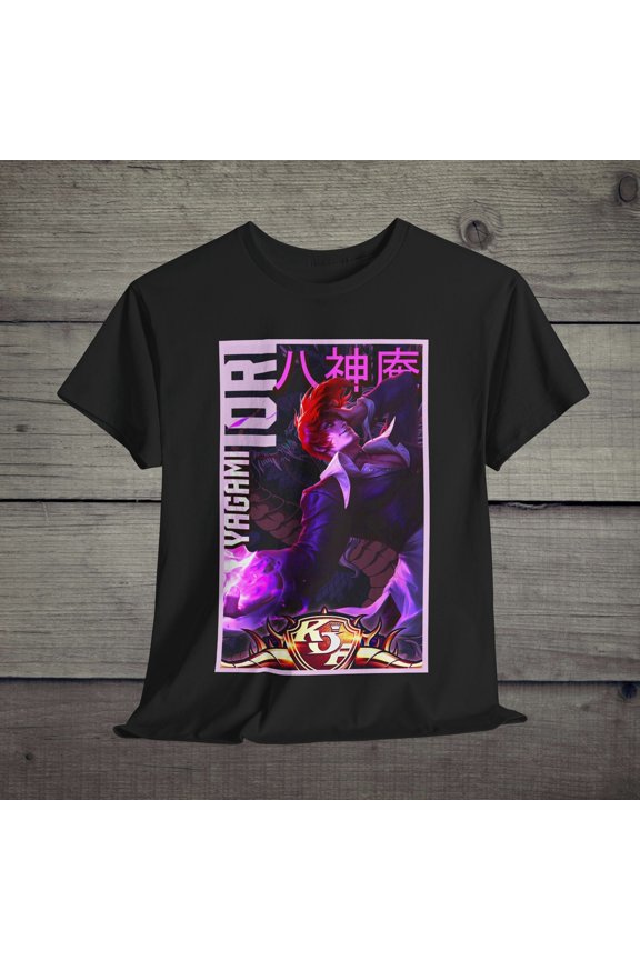 Reprint Rare Iori Yagami Gaming Tee, KOF Video Game Unisex T-Shirt, King of Fighters Shirt
