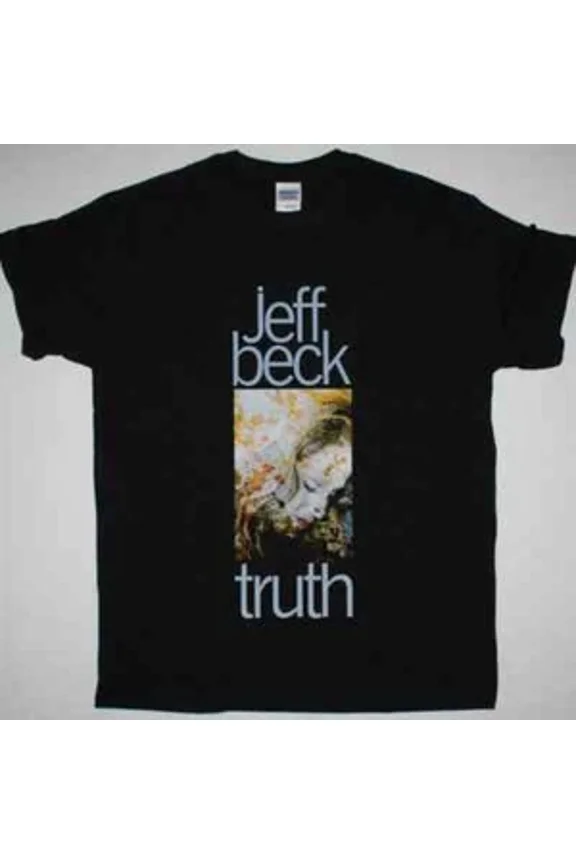 Reprint Rare JEFF BECK TRUTH 1968 NEW BLACK T SHIRT